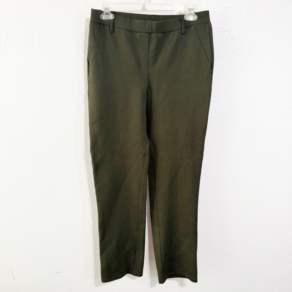 Quince Olive Green Trousers medium petite